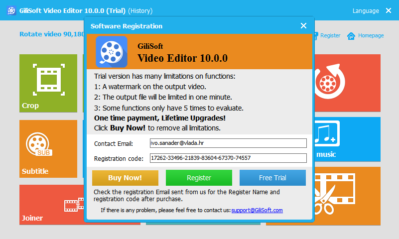 GiliSoft Video Editor 10.1.0 Crack + License Key Free Download